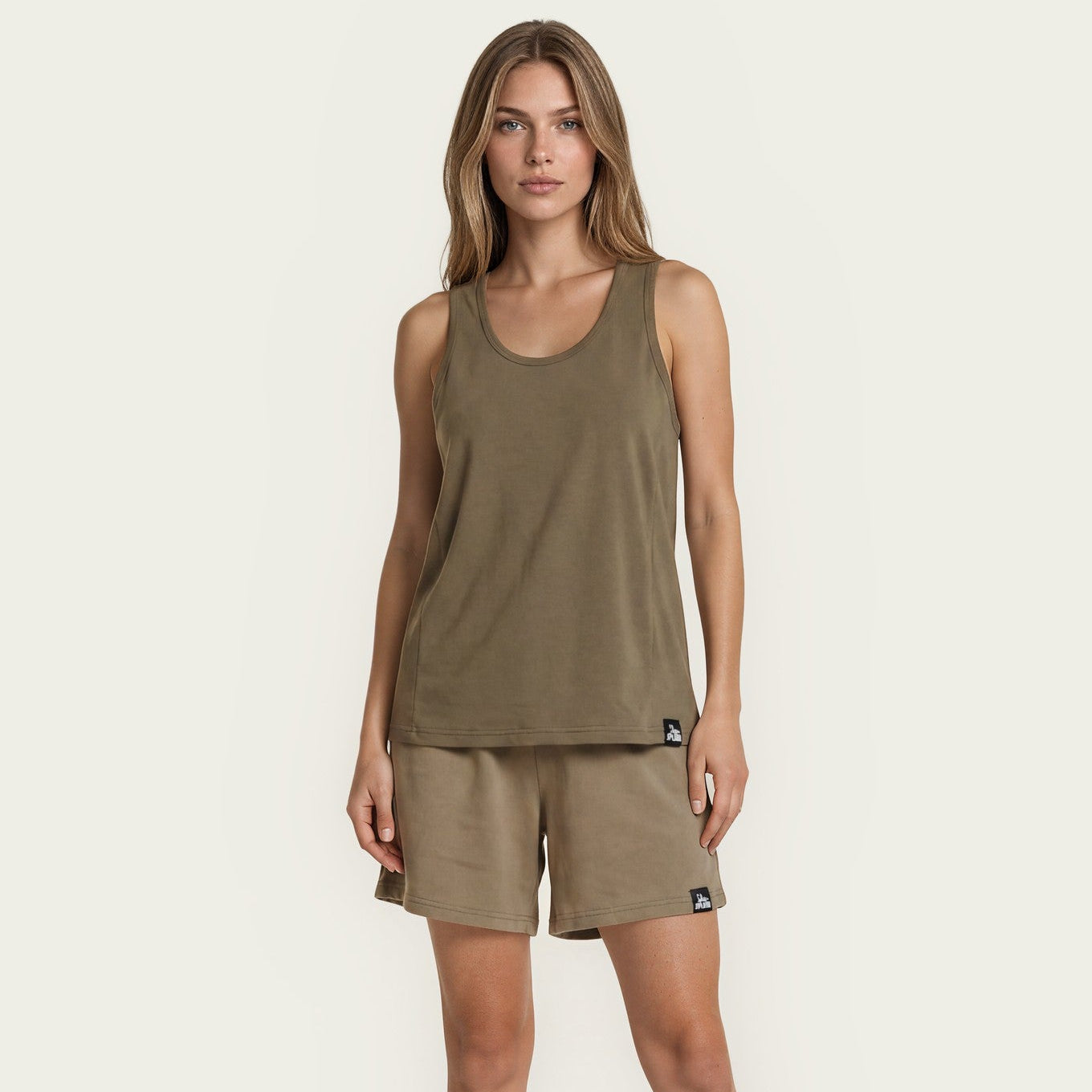 Olive + Splash Bamboo Tank Top