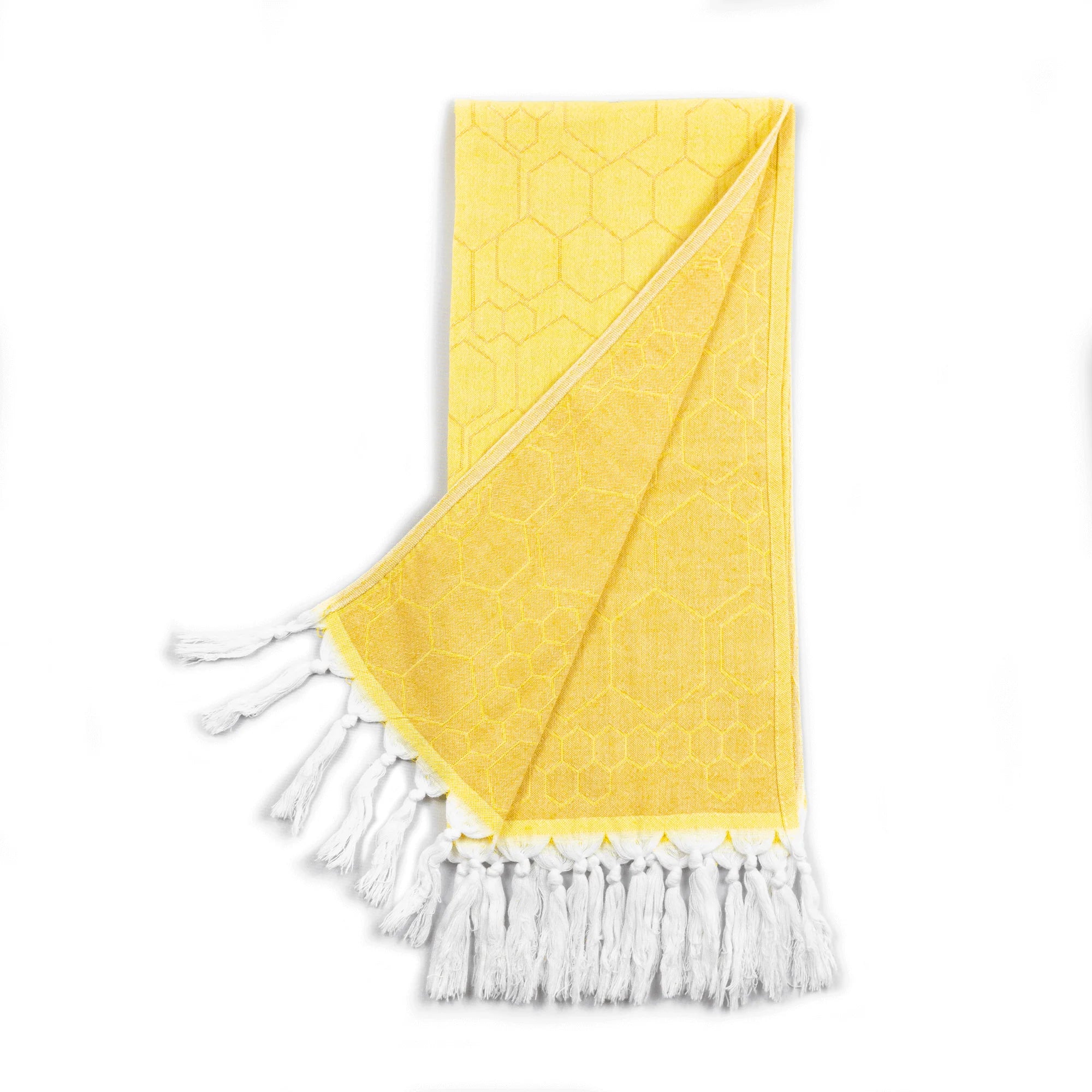 Pomp & Sass Turkish Hand Towel - Honeycomb