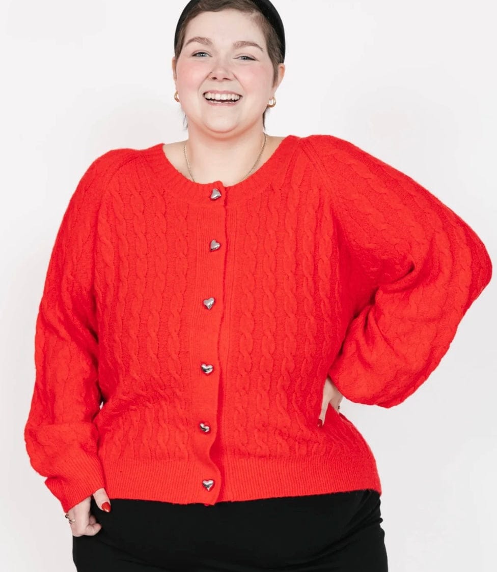Smash & Tess BELLA Cardigan - Scarlet Red