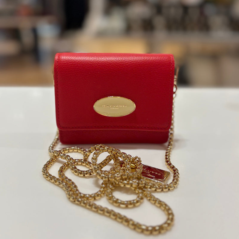 LA COUTTS "Jade" Mini Crossbody with Chain