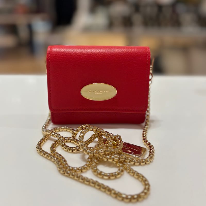 LA COUTTS "Jade" Mini Crossbody with Chain