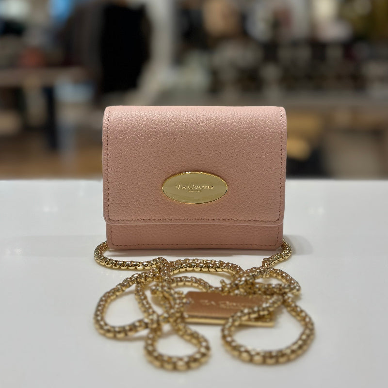 LA COUTTS "Jade" Mini Crossbody with Chain