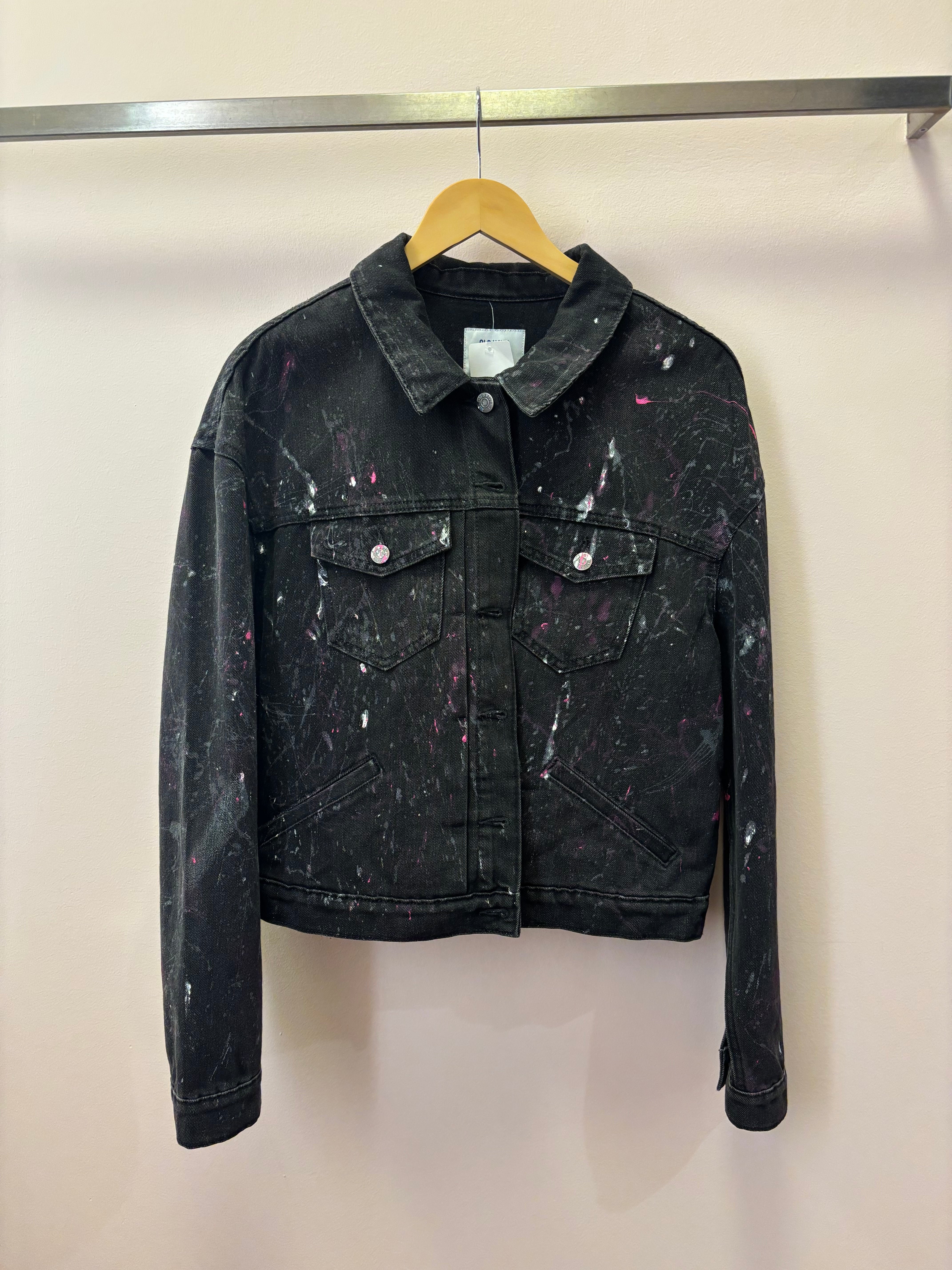 Shar-J Experience - Wearable Art Upcycled Denim Jacket
