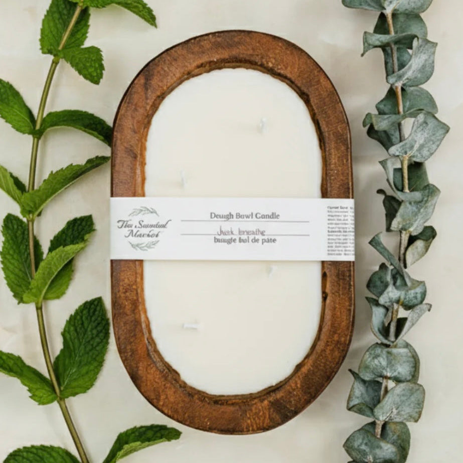 The Scented Market - JUST BREATHE Dough Bowl Candle