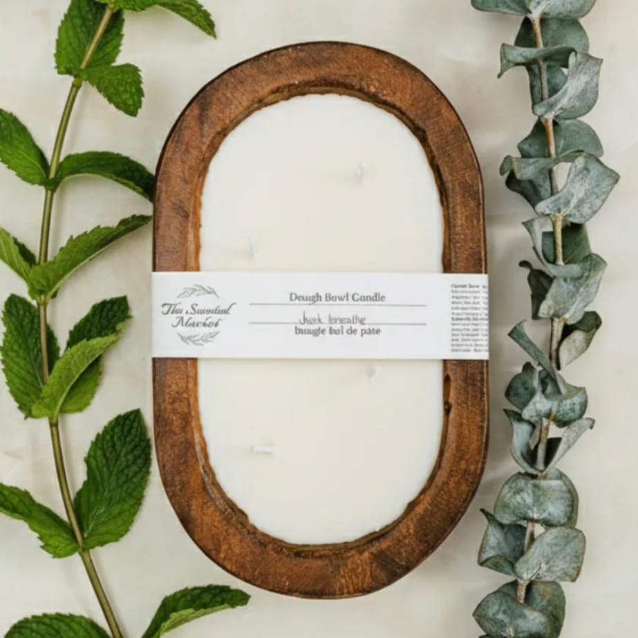 The Scented Market - JUST BREATHE Dough Bowl Candle