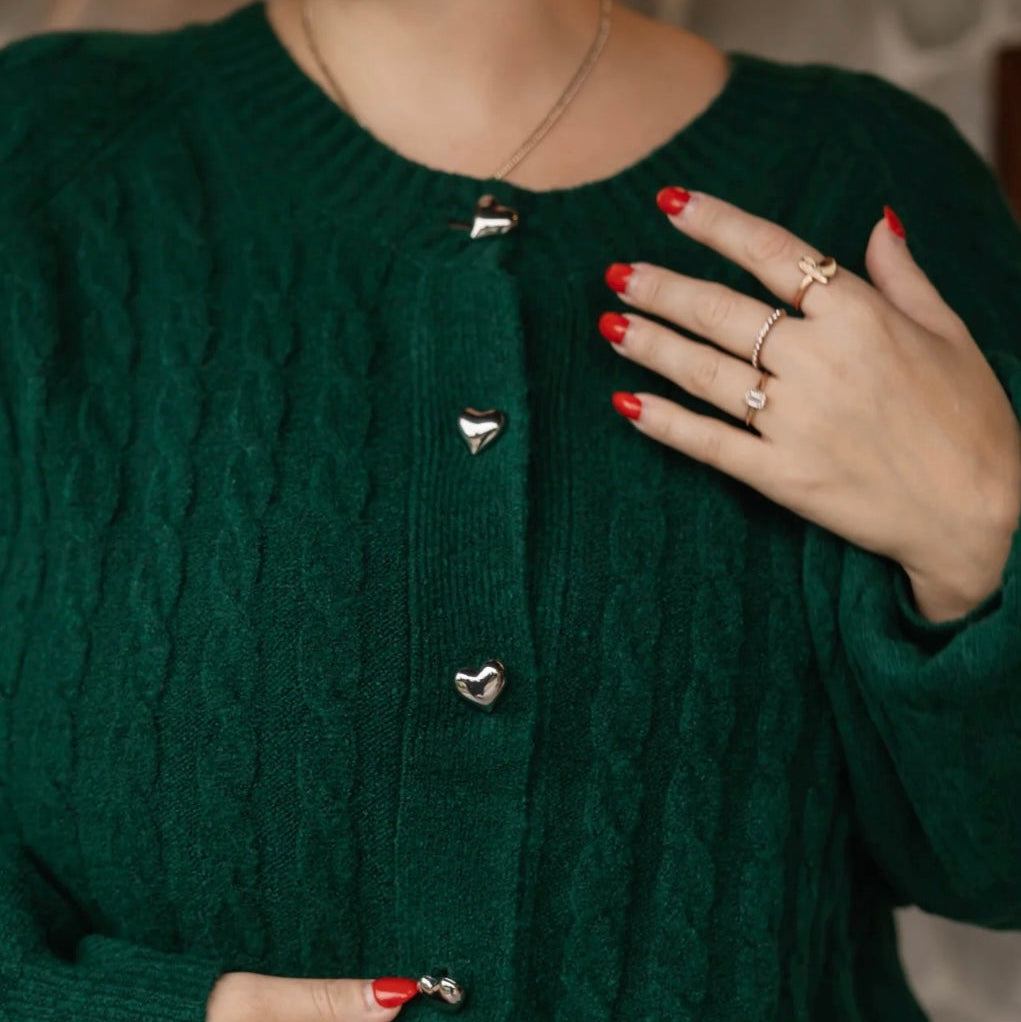 Smash & Tess BELLA Cardigan - Forest Green