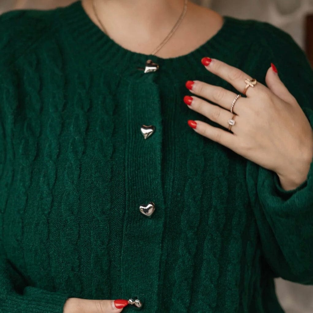 Smash & Tess BELLA Cardigan - Forest Green