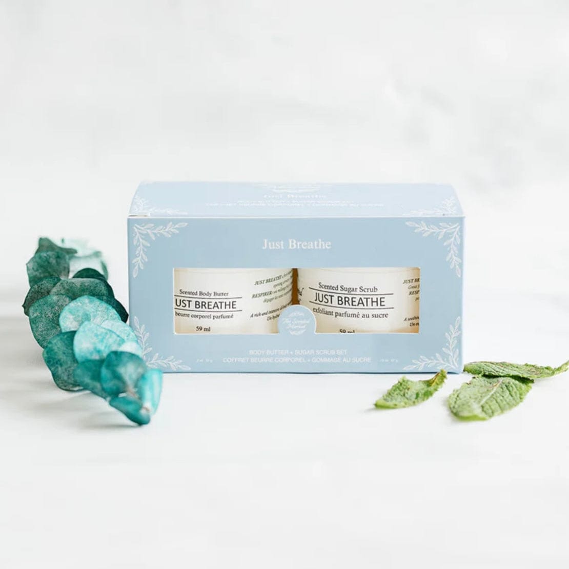 The Scented Market - Mini Body Butter & Scrub JUST BREATHE Gift Set