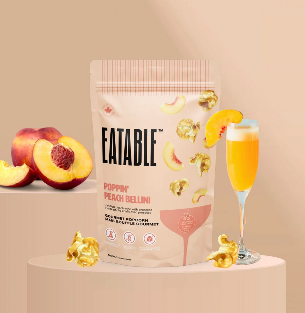EATABLE Gourmet Popcorn - Poppin Peach Bellini