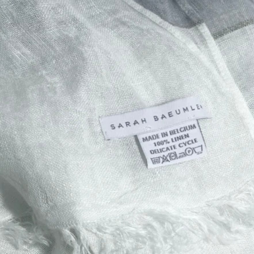 Sarah Baeumler Whitestone Linen Scarf
