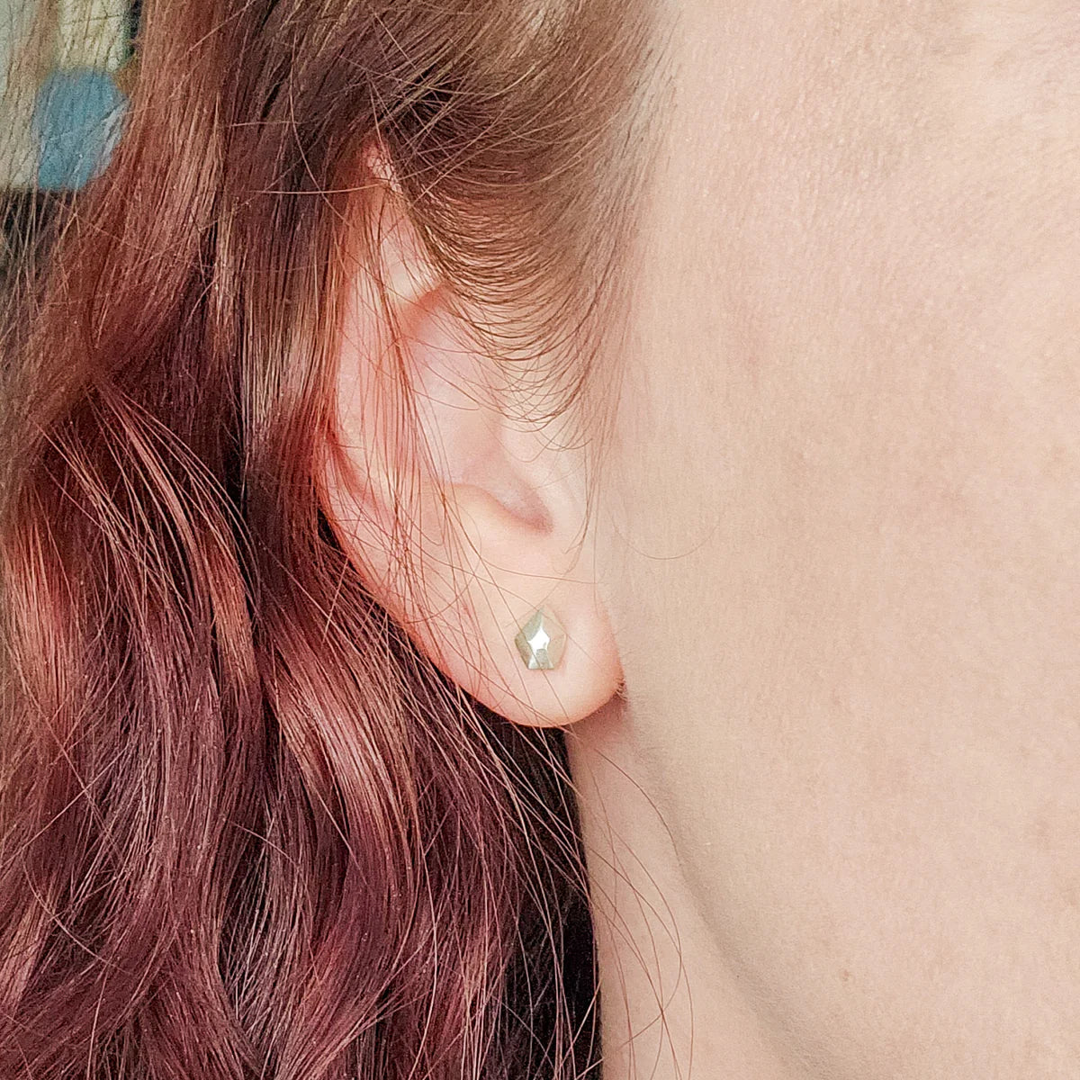 Rock Paper Pretty - Sterling Silver Gem Stud Earrings