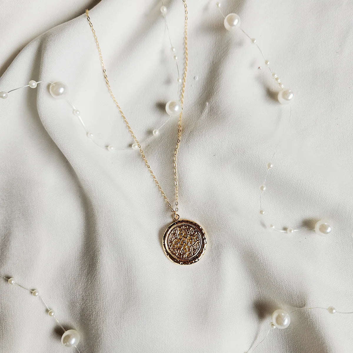 Rock Paper Pretty - FIORA 14k Gold-Filled Necklace 18"