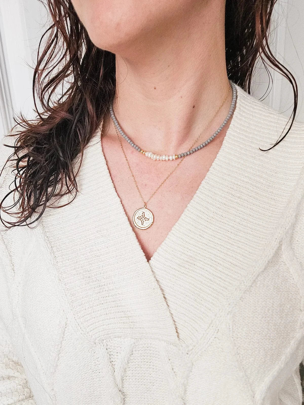 Rock Paper Pretty - FIORA 14k Gold-Filled Necklace 18"