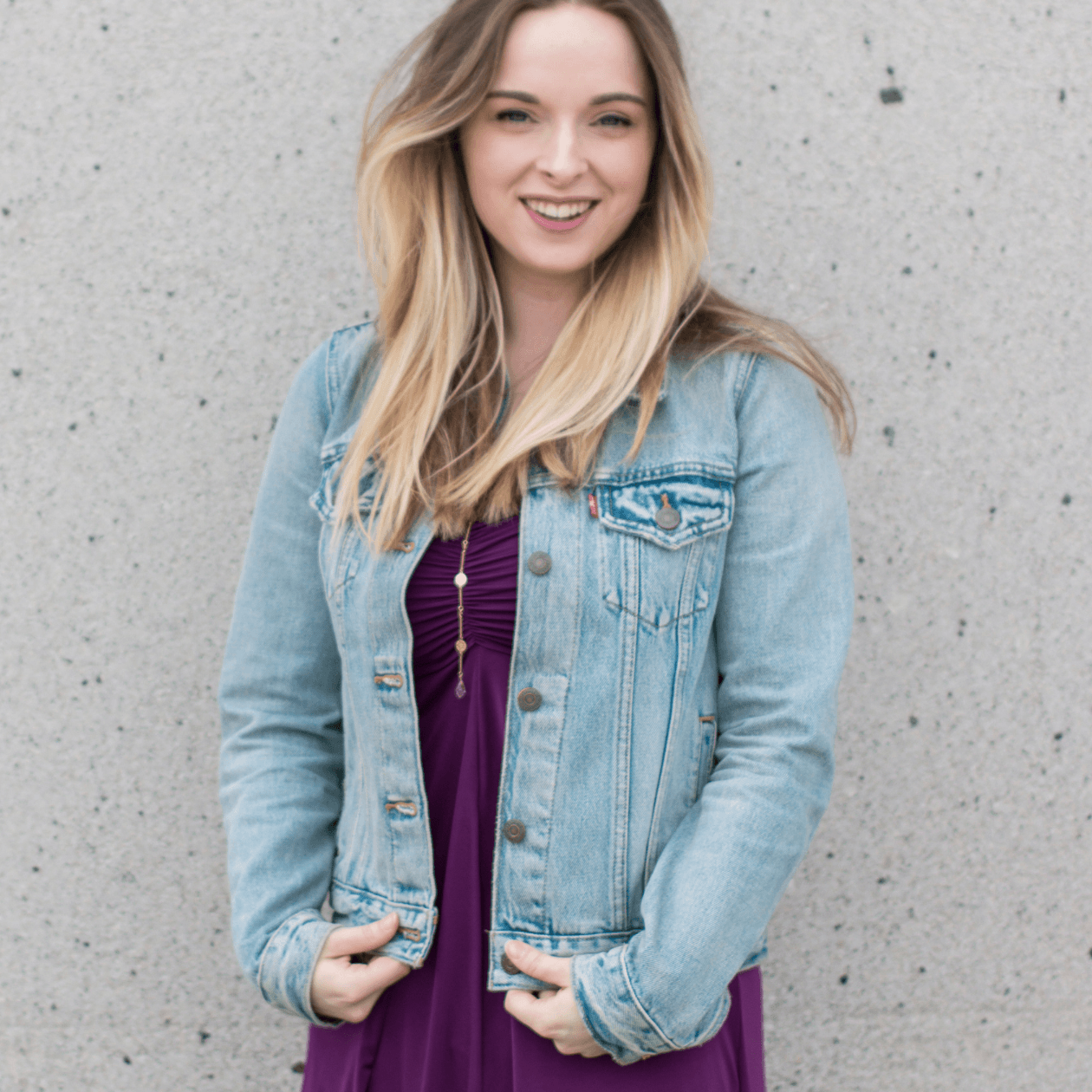 HENKAA Viola Maxi Dress - Plum Purple