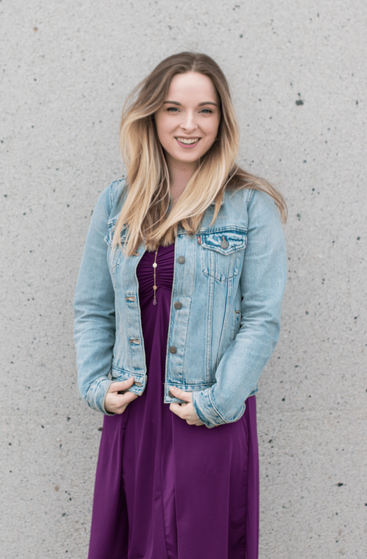 HENKAA Viola Maxi Dress - Plum Purple