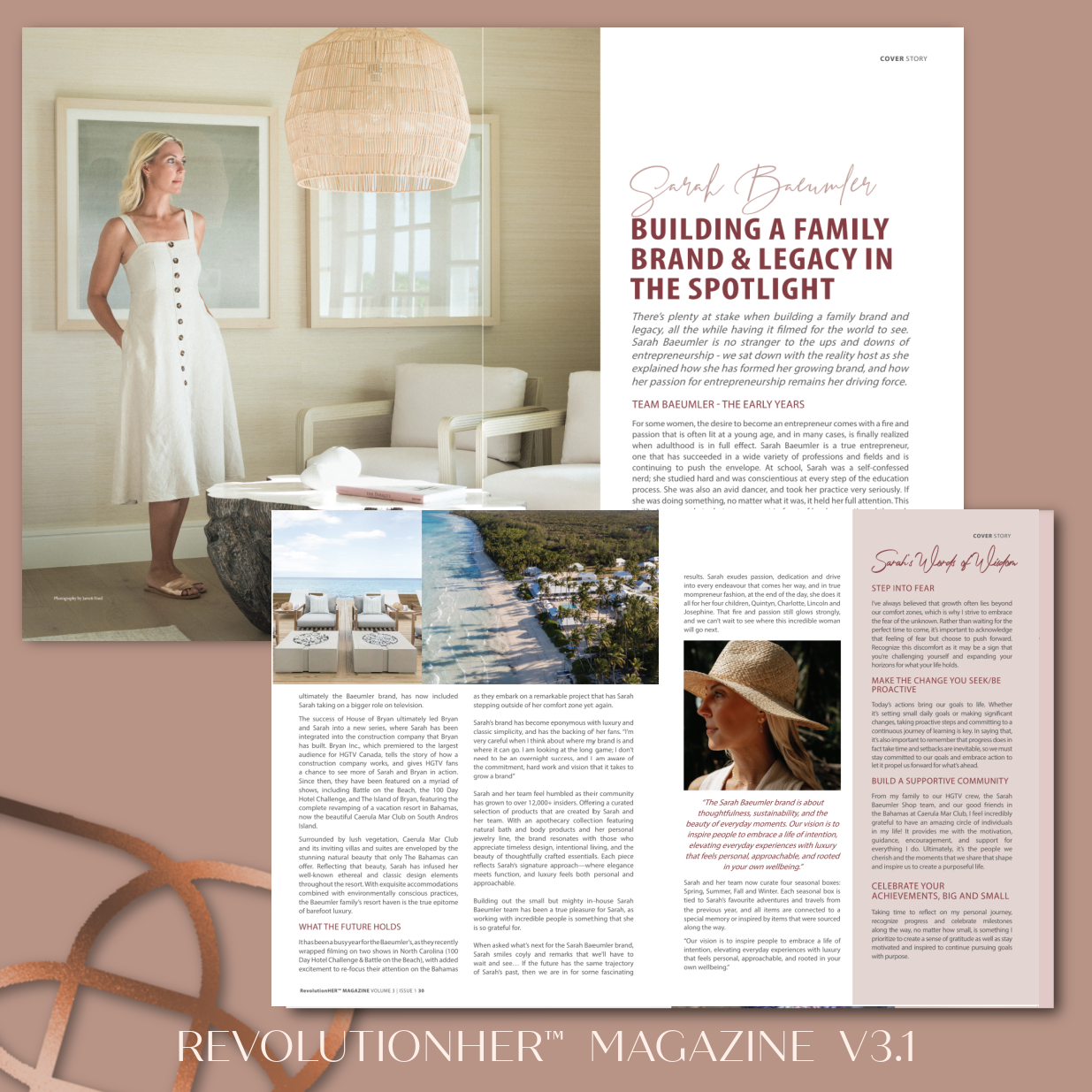 RevolutionHer™ Magazine V3.1 featuring Sarah Baeumler