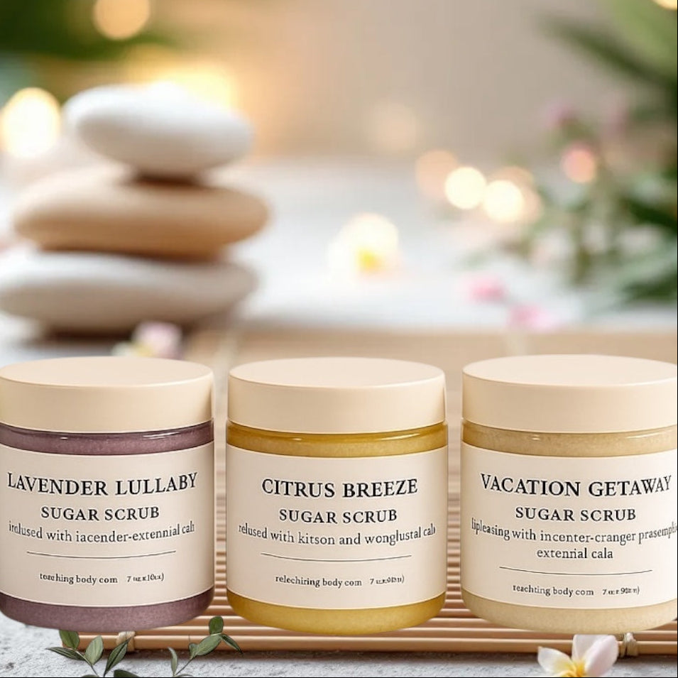 Lavender & Water Sugar Scrub - Lavender