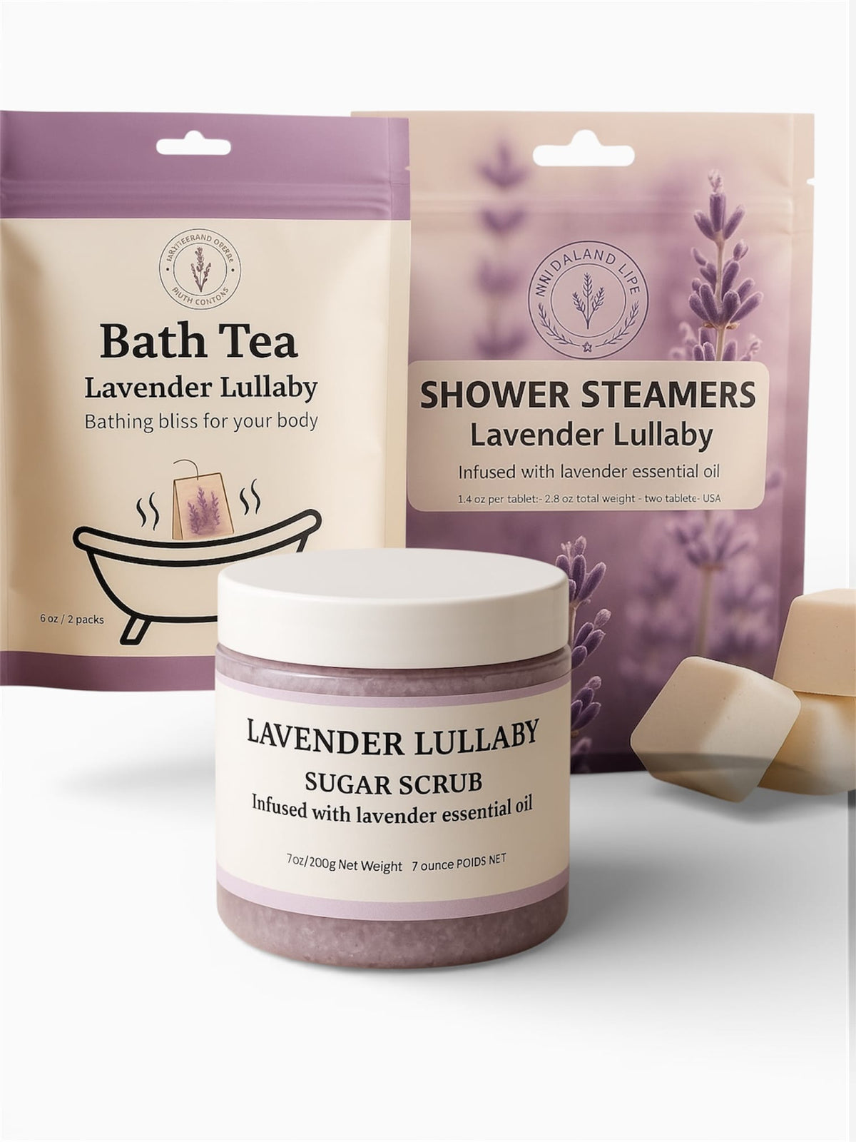 Lavender & Water Sugar Scrub - Lavender