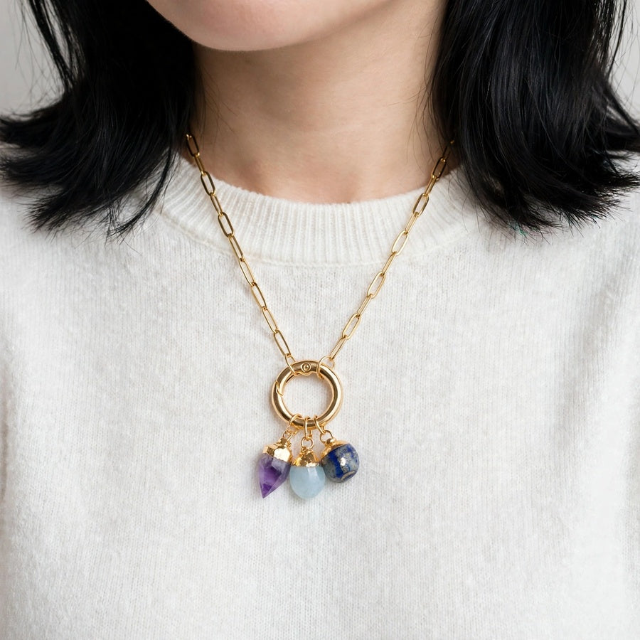 Mayuri's Beads - SAGITTARIUS Trinity Birthstone Necklace