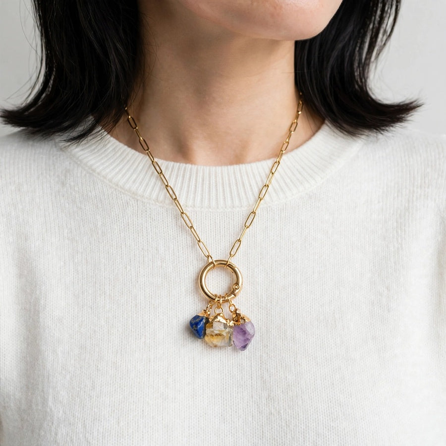 Mayuri's Beads - SCORPIO Trinity Birthstone Necklace