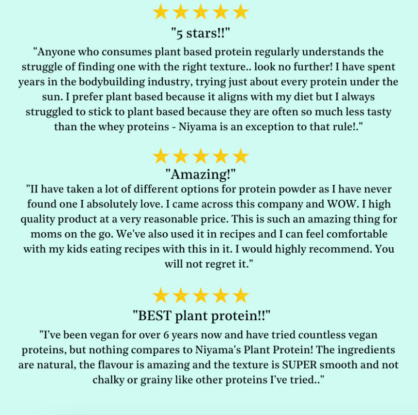NIYAMA Clean Protein Vanilla 391g