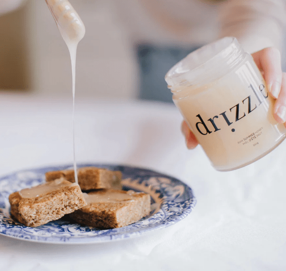 DRIZZLE White Raw Honey 375g