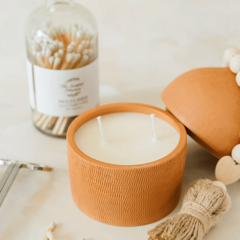 The Scented Market - Luxe Clay Collection CLAY Bonsai 2-Wick Candle