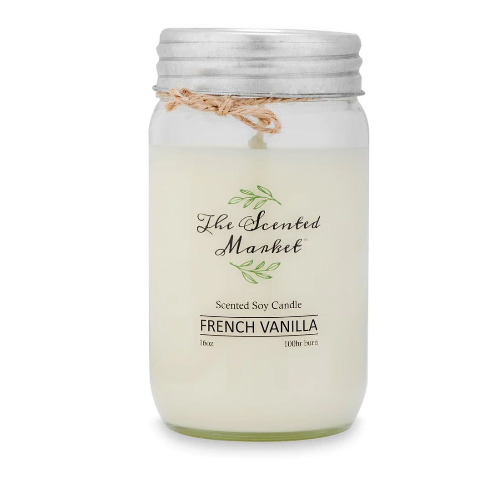 The Scented Market - FRENCH VANILLA Soy Wax Candle