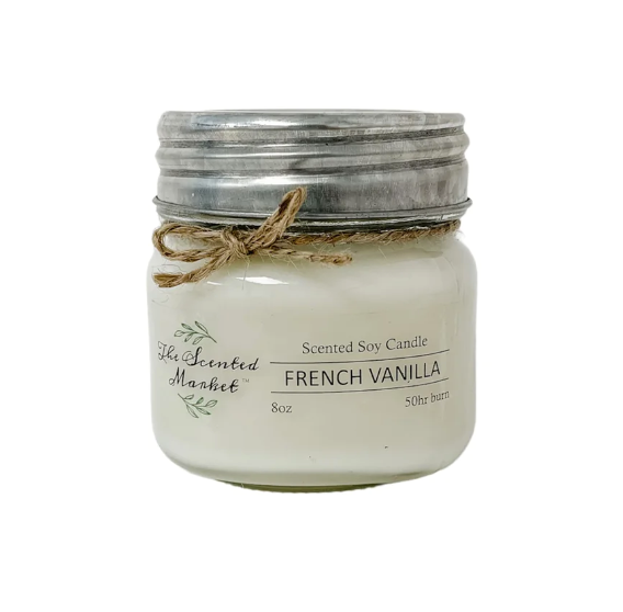 The Scented Market - FRENCH VANILLA Soy Wax Candle