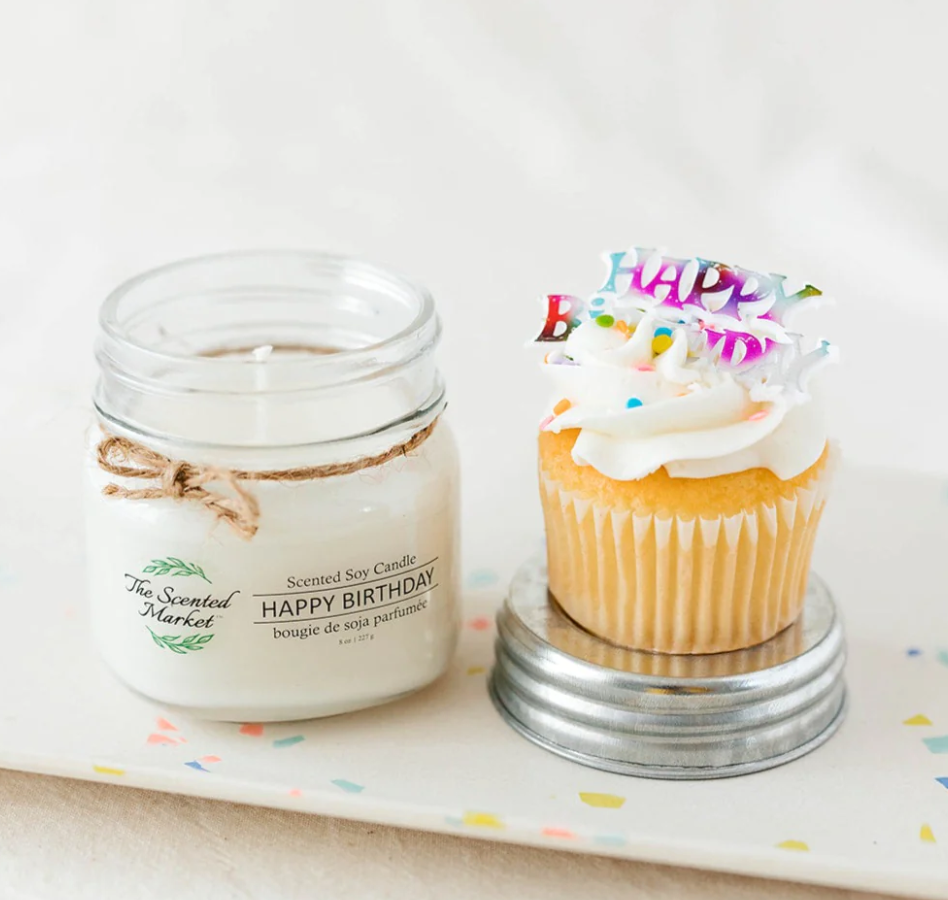 The Scented Market - Happy Birthday Soy Wax Candle