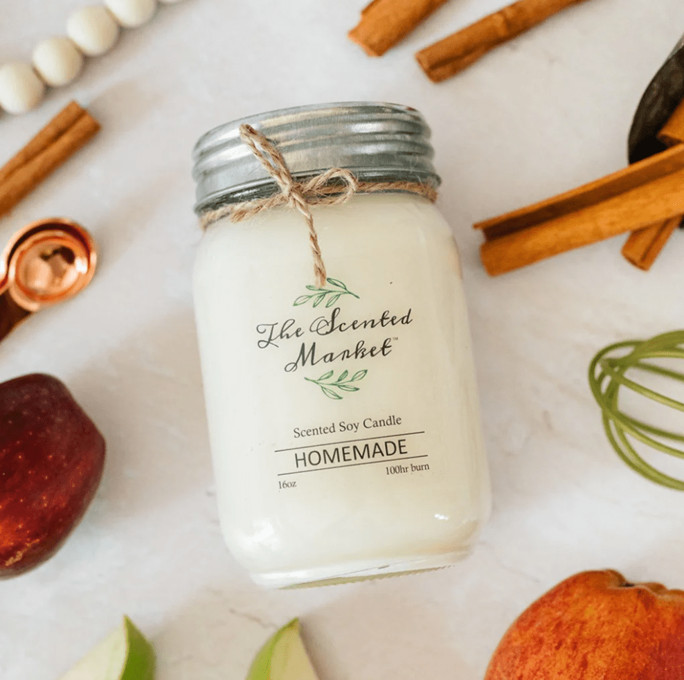 The Scented Market - HOMEMADE Soy Wax Candle