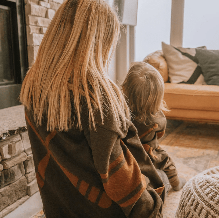 Canoe & Lake Dockside Knit Cardigan