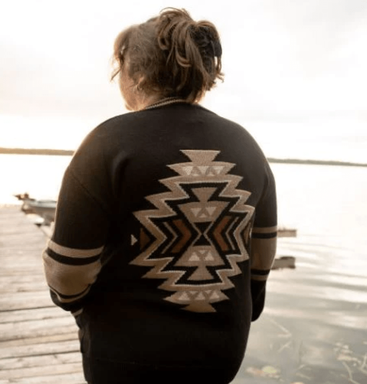 Canoe & Lake Southwest Dockside Knit Cardi (100% Cotton)