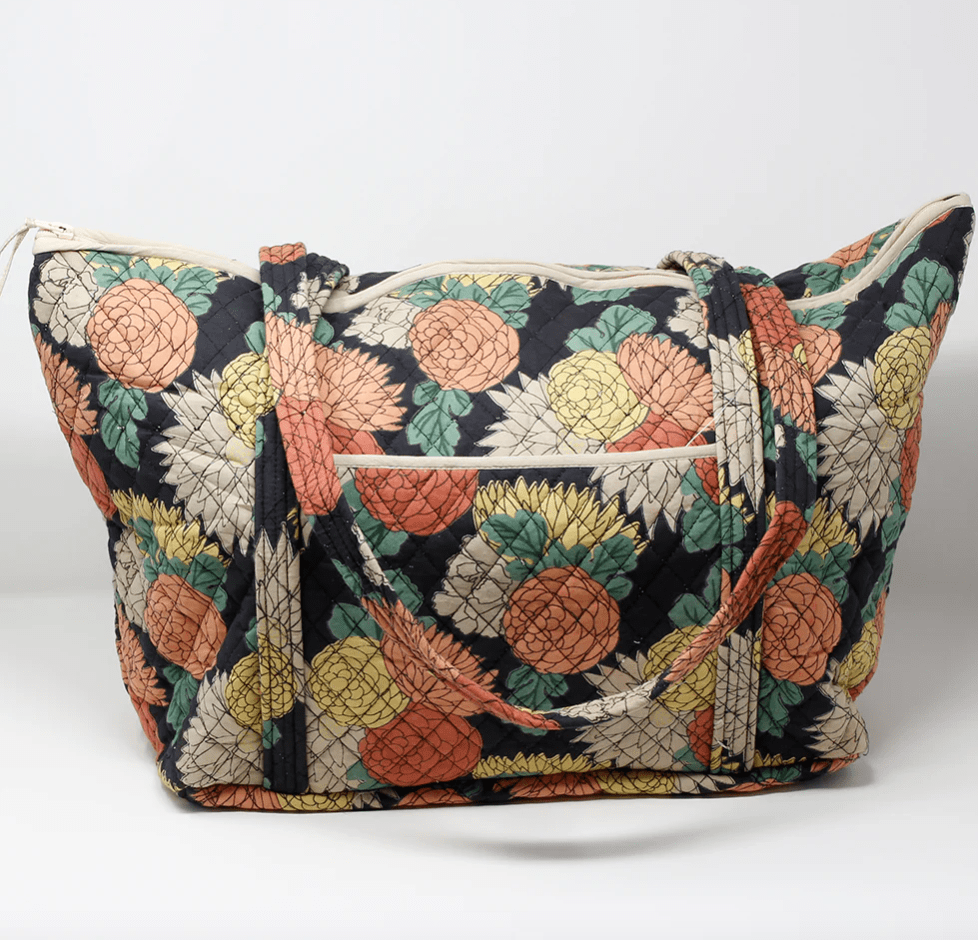 Mahogany KYOKO Quilted Tote Bag