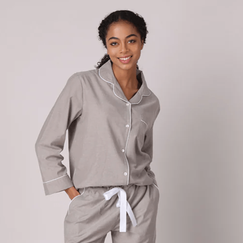 Mahogany CHAMBRAY Pyjama Set