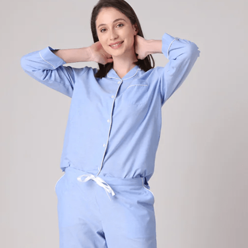 Mahogany CHAMBRAY Pyjama Set