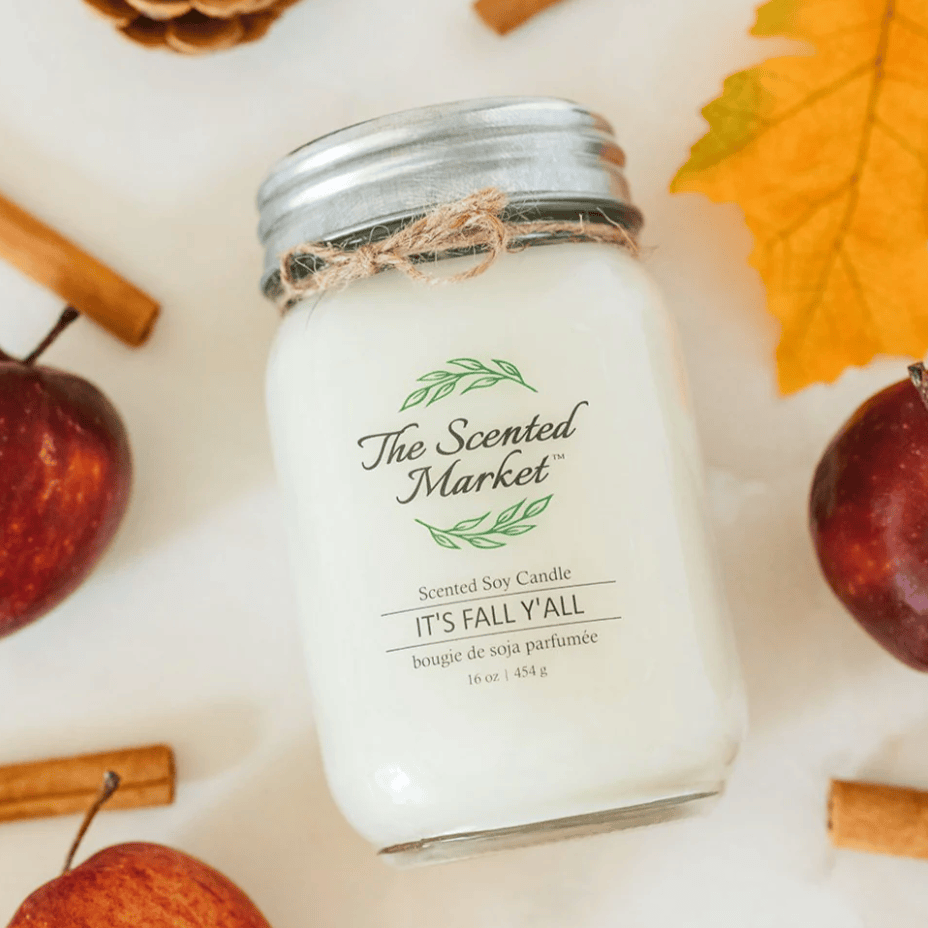 The Scented Market - IT'S FALL Y'ALL Soy Wax Candle