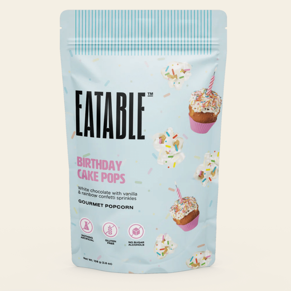 EATABLE Gourmet Popcorn - Birthday Cake Pops