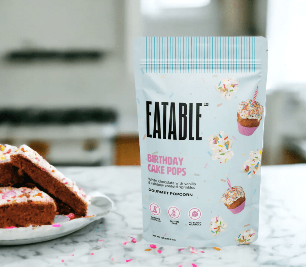 EATABLE Gourmet Popcorn - Birthday Cake Pops