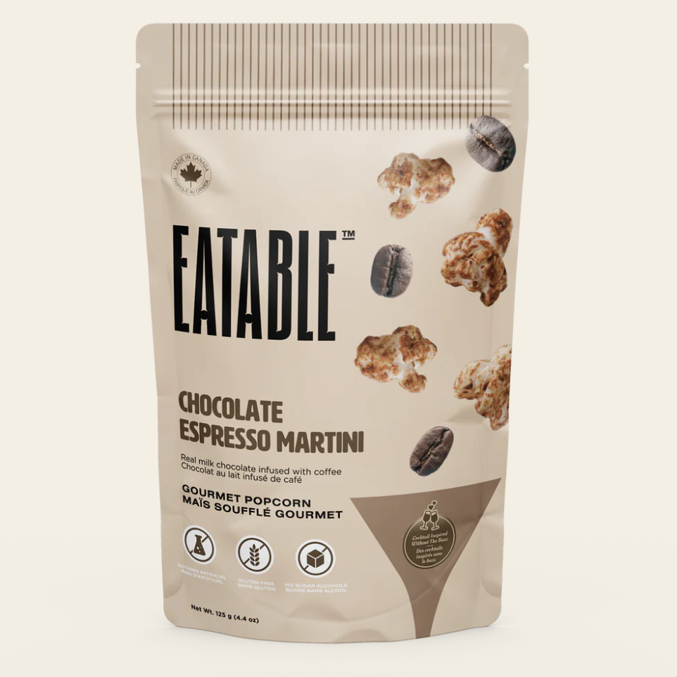 EATABLE Gourmet Popcorn - Chocolate Espresso Martini