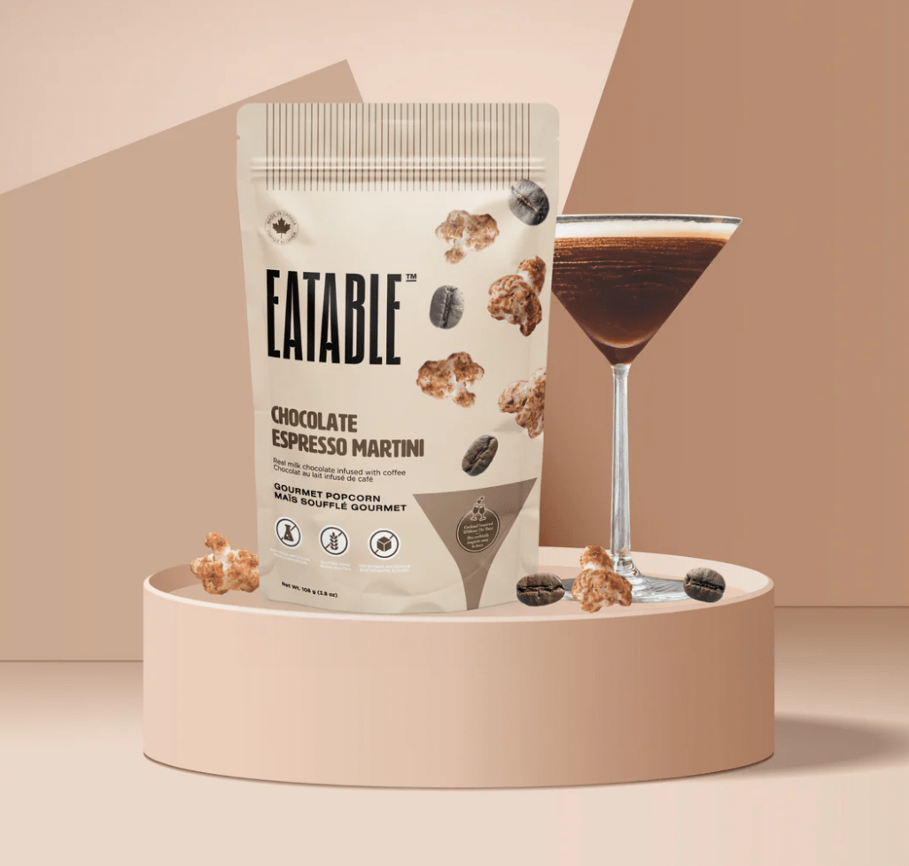 EATABLE Gourmet Popcorn - Chocolate Espresso Martini