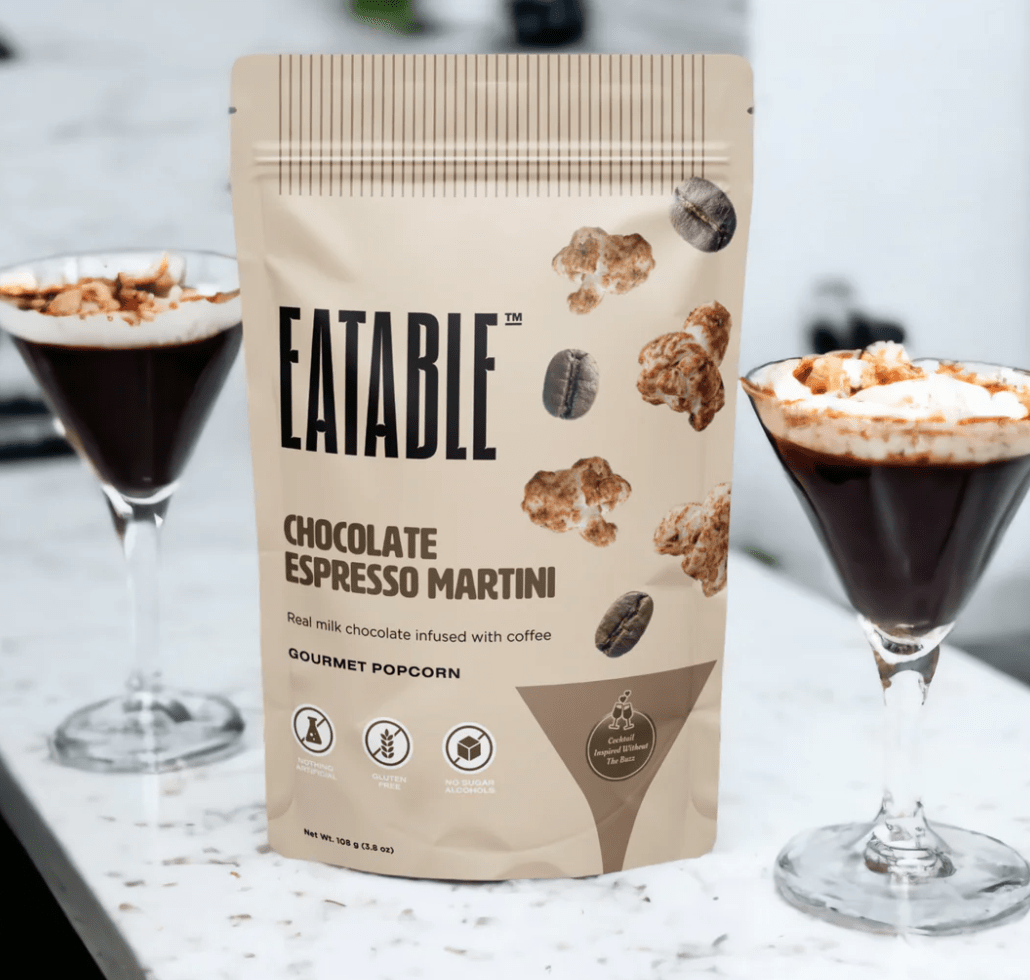 EATABLE Gourmet Popcorn - Chocolate Espresso Martini