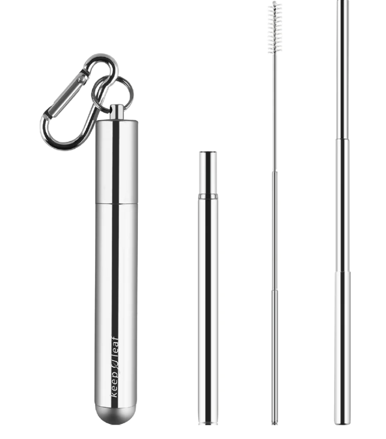 Keep Leaf Collapsible Straw