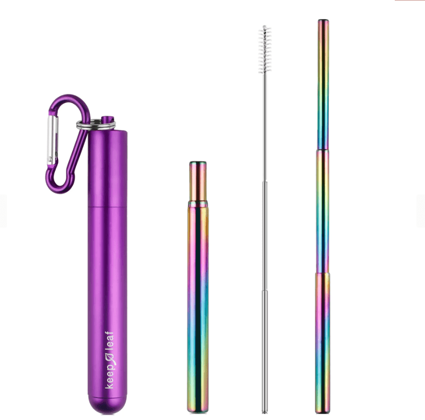 Keep Leaf Collapsible Straw