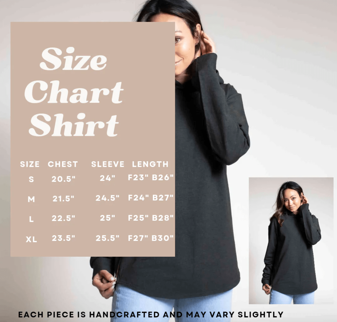 Olive + Splash Long Swoop Bamboo Hoodie