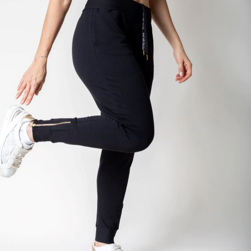 Olive + Splash High Waisted Bamboo Joggers