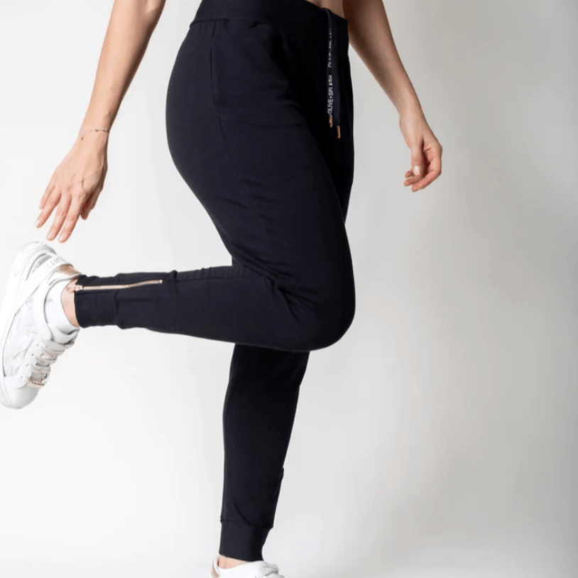 Olive + Splash High Waisted Bamboo Joggers