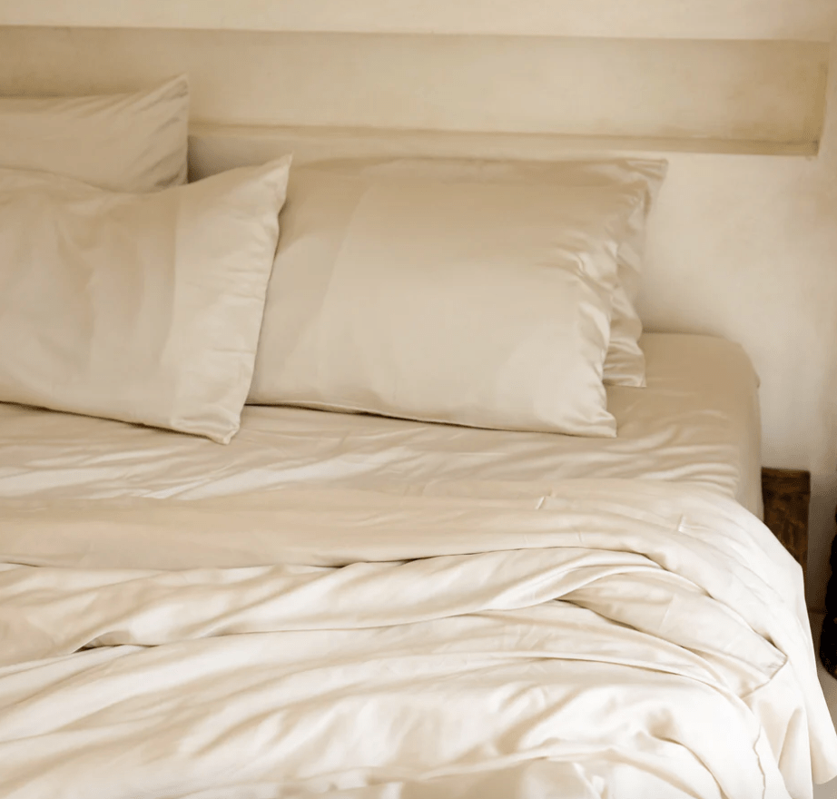 AEPTOM Organic Bamboo Sateen Duvet Cover Set