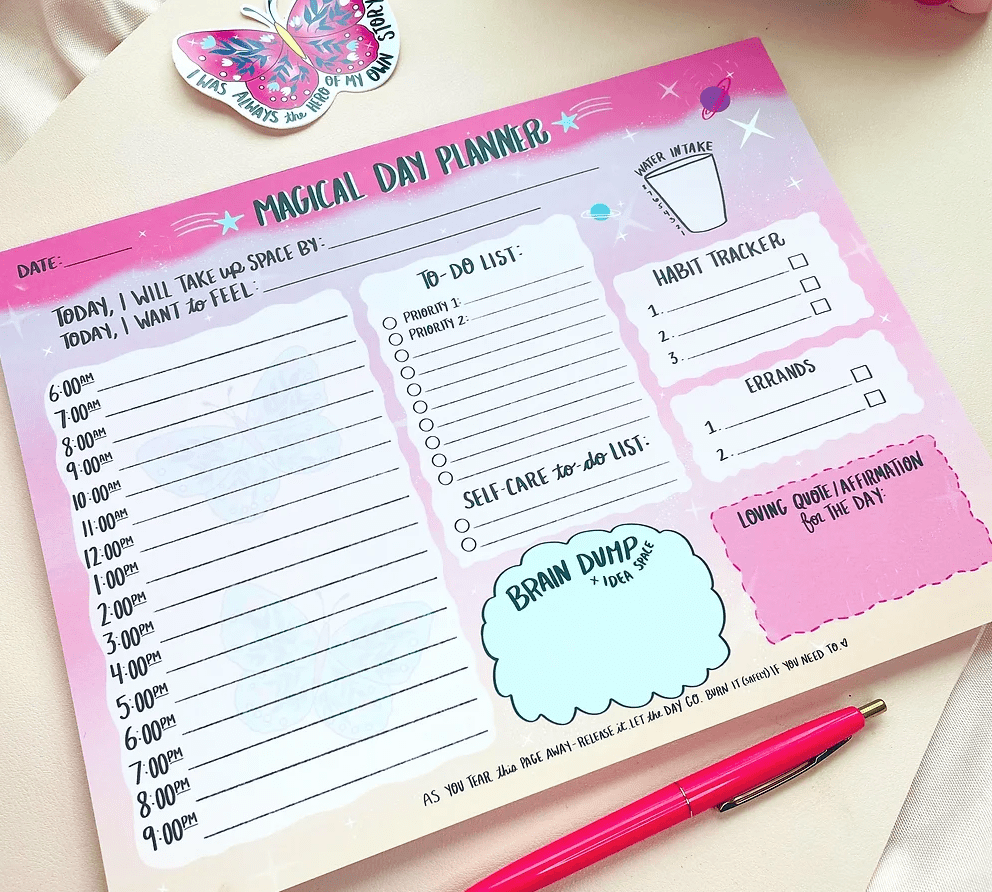Stephanie Chinn Art - Magical Day Planner
