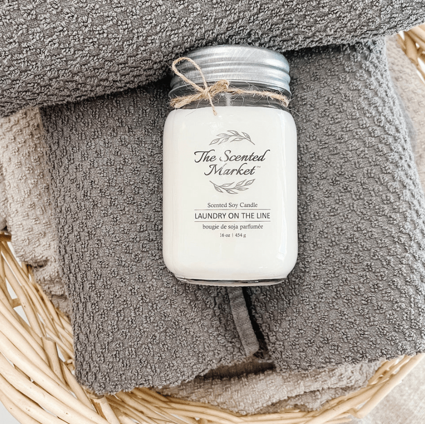The Scented Market - LAUNDRY ON THE LINE Soy Wax Candle